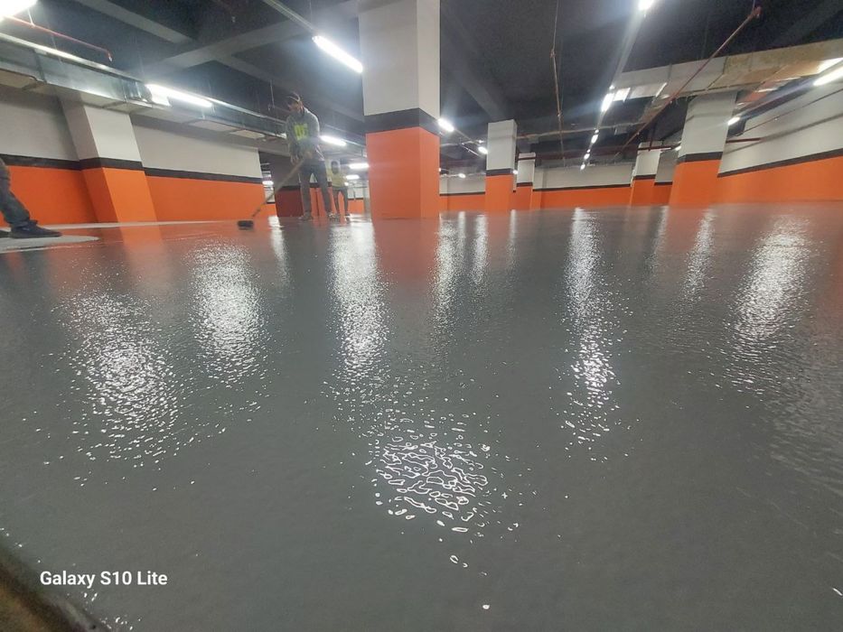 Антискользчшие текстурированные эпоксидные полы ( апельсиновая корка)