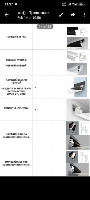 Натяжные потолки и профили