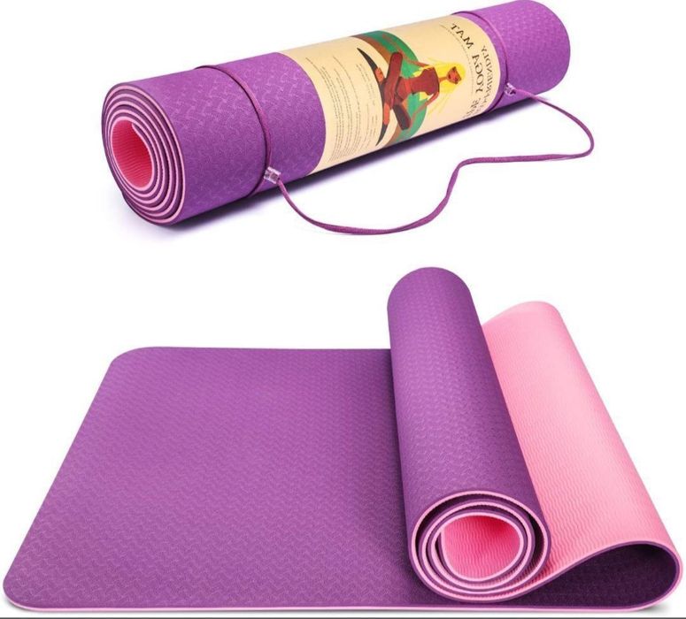 Коврик для йоги, с чехлом, Fitness Gear