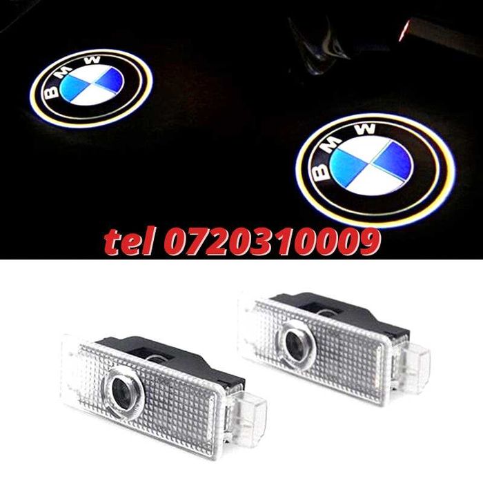 Set 2buc Proiector Lampa Lumini Usi Holograma Bmw Logo Clasic Led