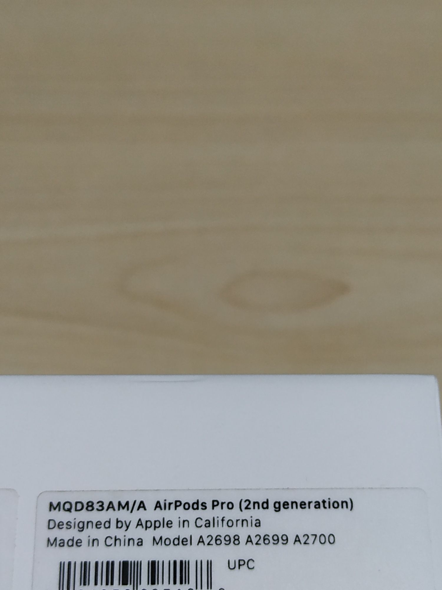 Apple Airpods Pro 2nd Gen Sigilate A2698 A2699 A2700
