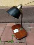 Lampa de Birou Vintage Romneasca baza lemn De colectie