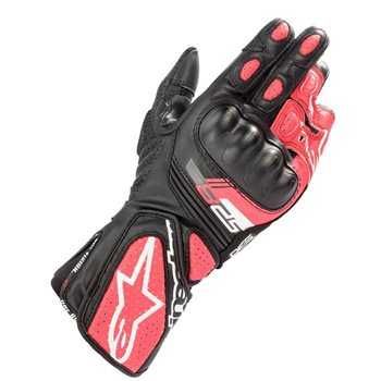 Дамски Кожени мото ръкавици ALPINESTARS SP-8 V3 STELLA AIR RED/BLACK