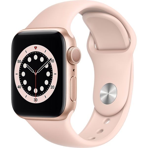 Brățară Apple Watch silicon. Roz Pudră. Măsură adult M-L 38 40 41 mm