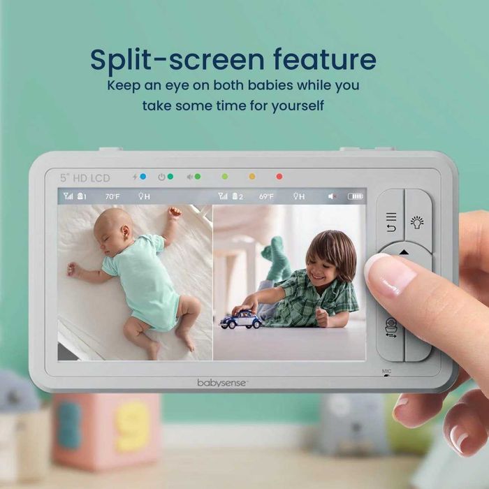 Нов Babysense HD S2: бебефон с 2 камери, без Wi-Fi разделяне на екрана