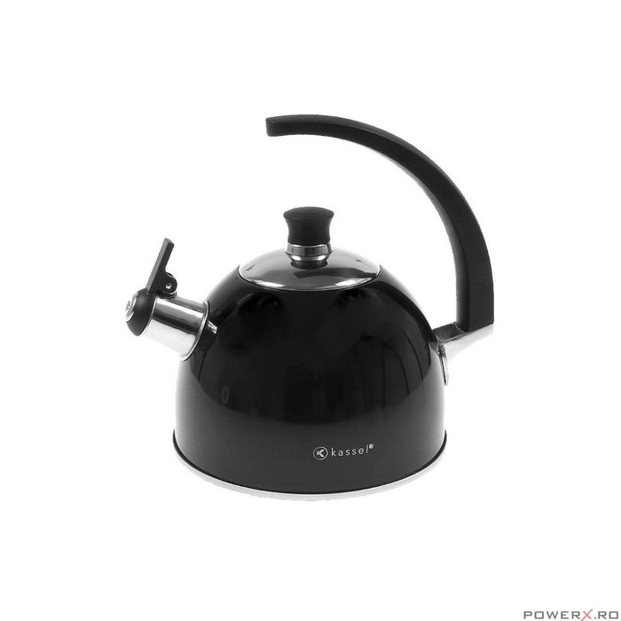 Fierbător tradițional fabricat din inox, ceainic 2.6 litri, 19-23