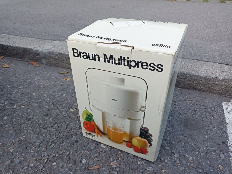 BraunMultipress-MP50, juicer(storcător fructe/legume)folosit o data.
