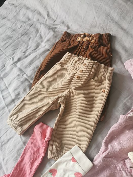 Лот бебешки дрехи за момичета 74 и 80 размер