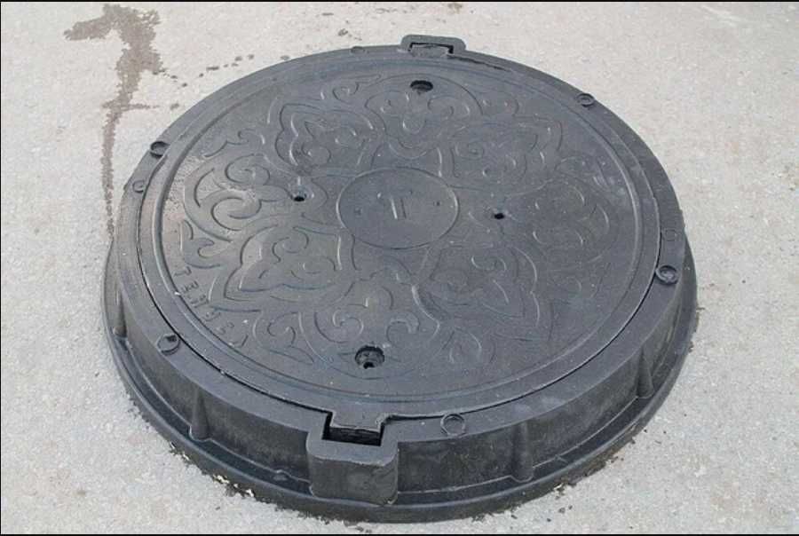 Люки канализационные пластиковые Полимер-песчаные