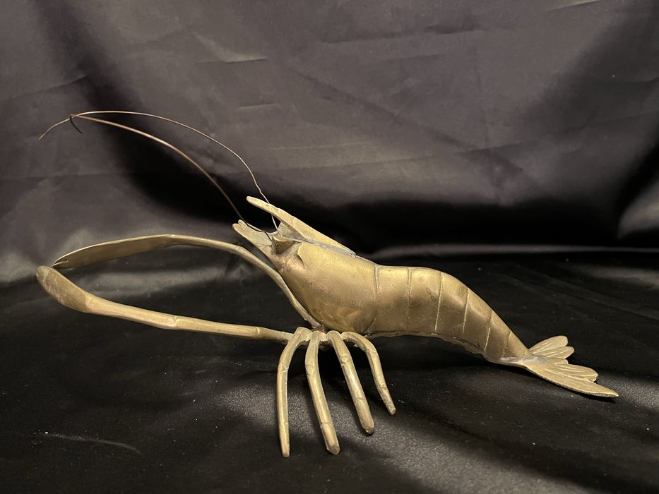 Decoratiune realizata din alama in forma de homar