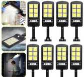 Set 8 x Lampa solara 6 LED SMD cu senzor de miscare si lumina