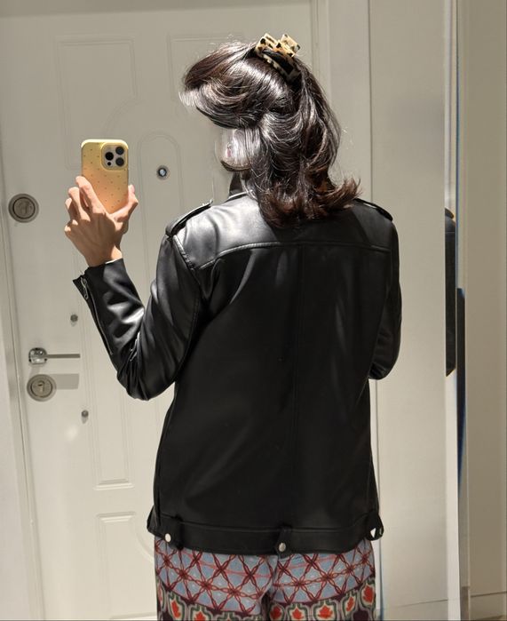 Кожанная Куртка Stradivarius