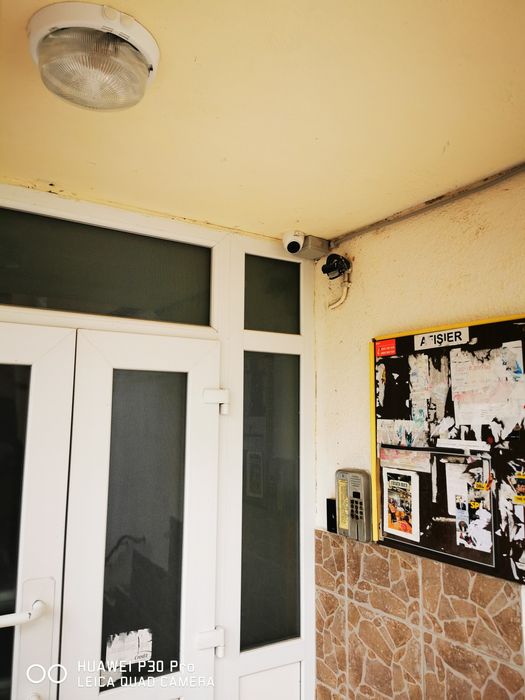 Instalare camere supraveghere, interfoane blocuri, iluminat cu senzori