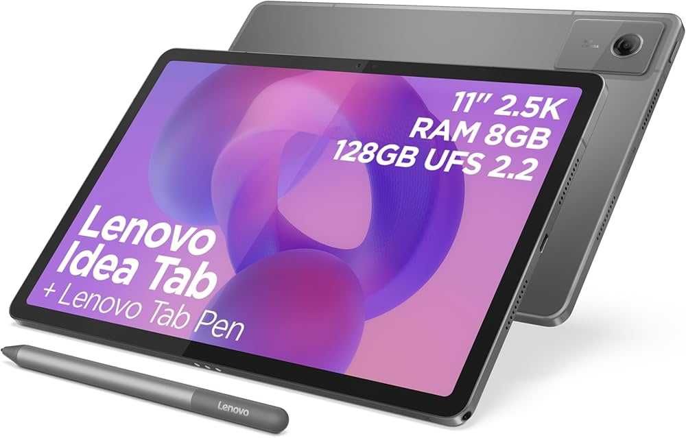 Tableta Lenovo Idea Tab 11" 2.5K 128GB 4GB Polar Blue 5G + Pen + Husa