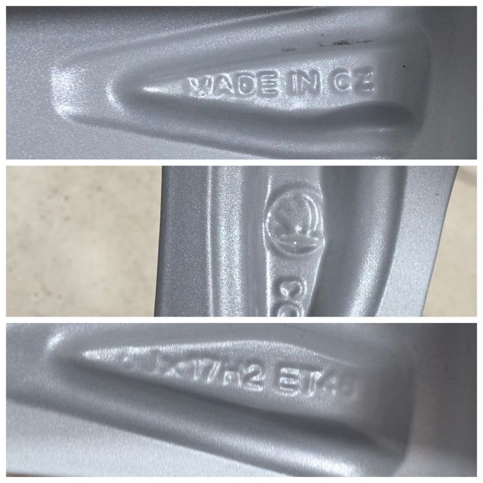 Jante Skoda Octavia 3 Golf 7 8 Caddy Touran 6Jx17 ET43 5x112