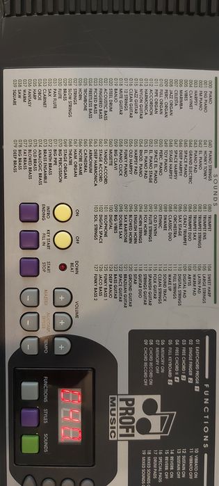 Orga electronică/sintetizator Bontempi PM65