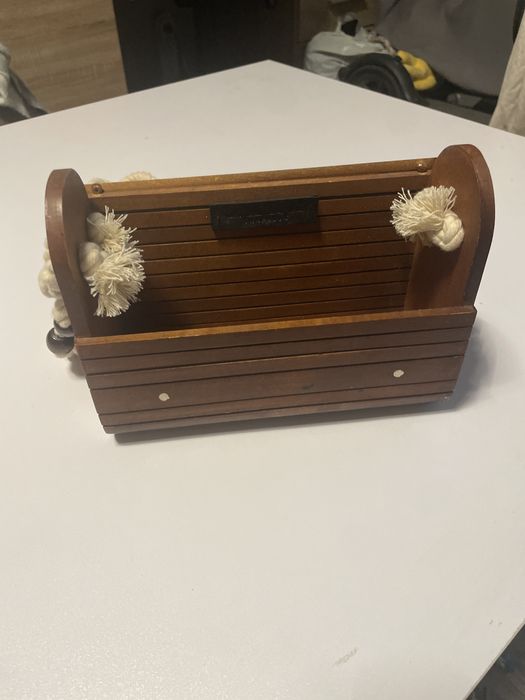 Дамска дървена чанта