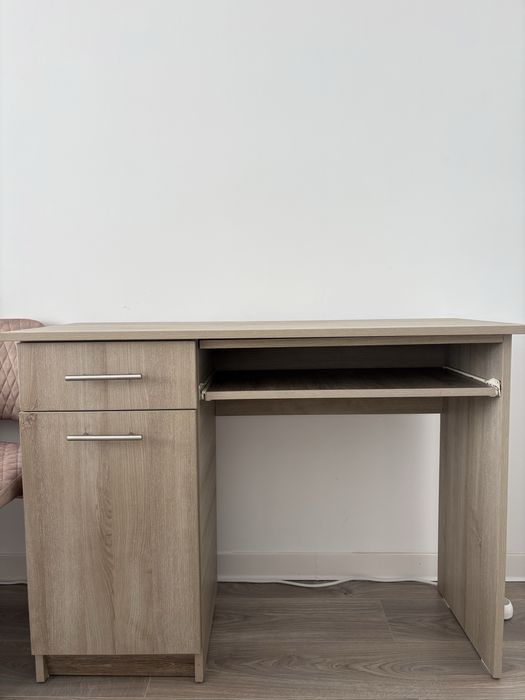 Birou cu sertar si dulap