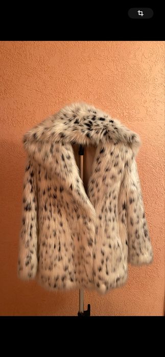 Стильная эко шубка под рысь