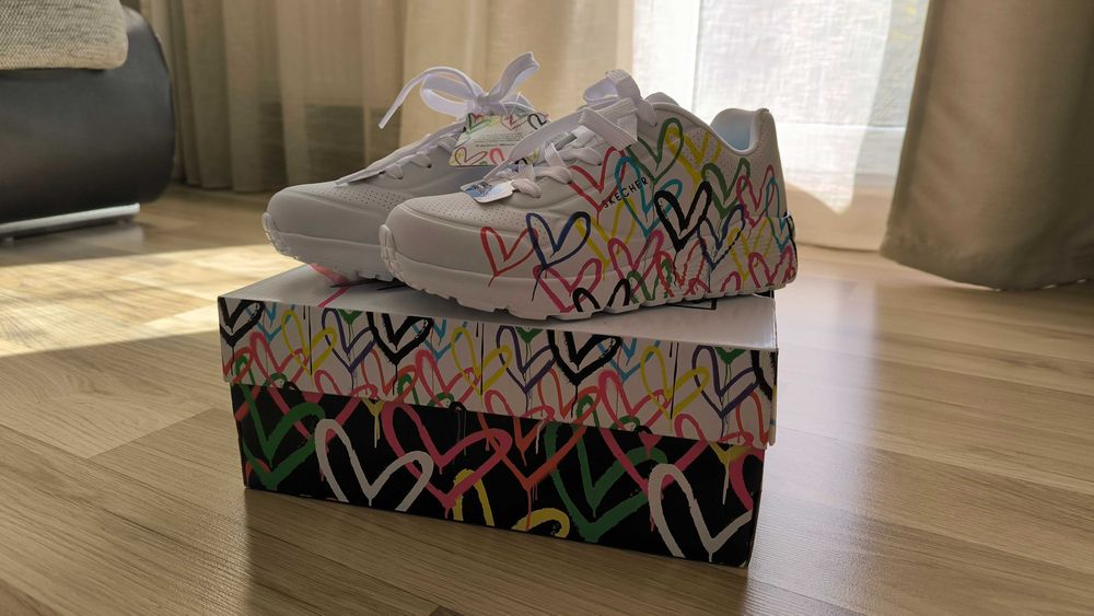 Сникърси Skechers Spread The Love 314064L/WMLT Бял