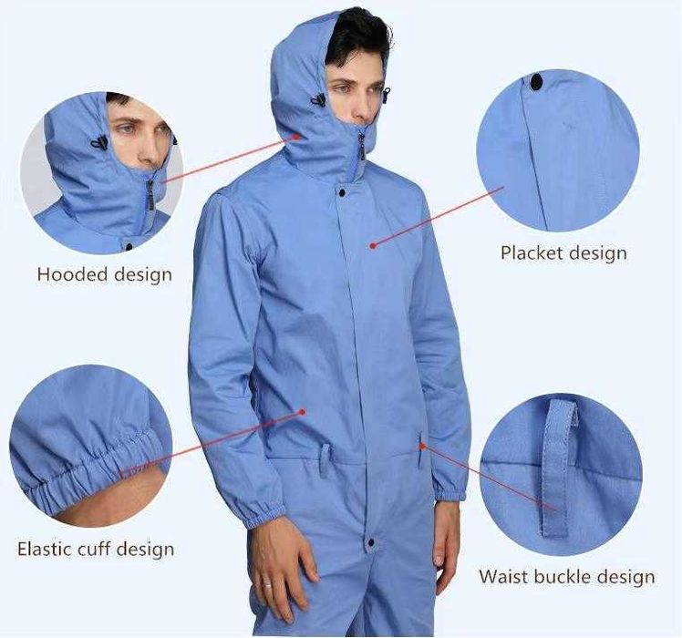 360° Екранирано Защитно Облекло Анти Електромагнитно Излъчване EMR ЕМП