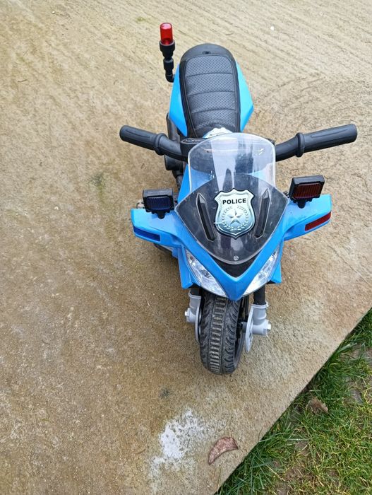 Motocicleta electrica copii de poliție