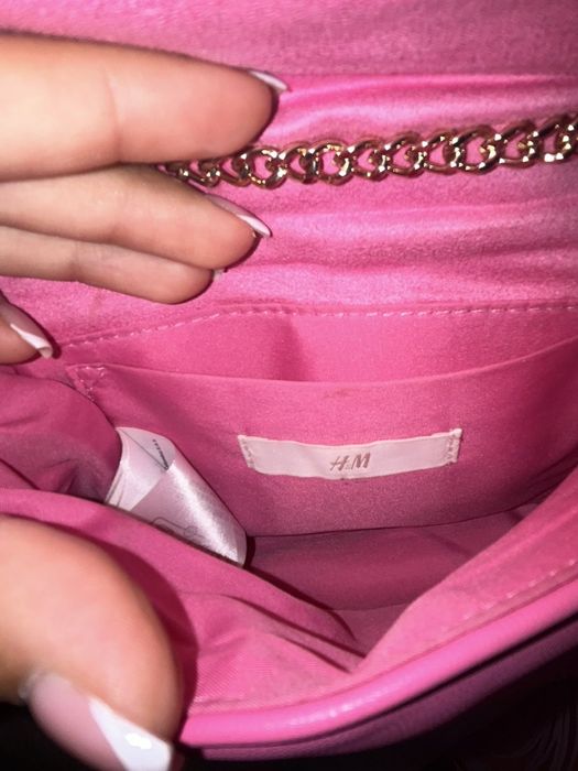 Малка дамска розова чанта