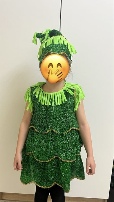 Новогодний костюм ёлочка ( платье елка₽