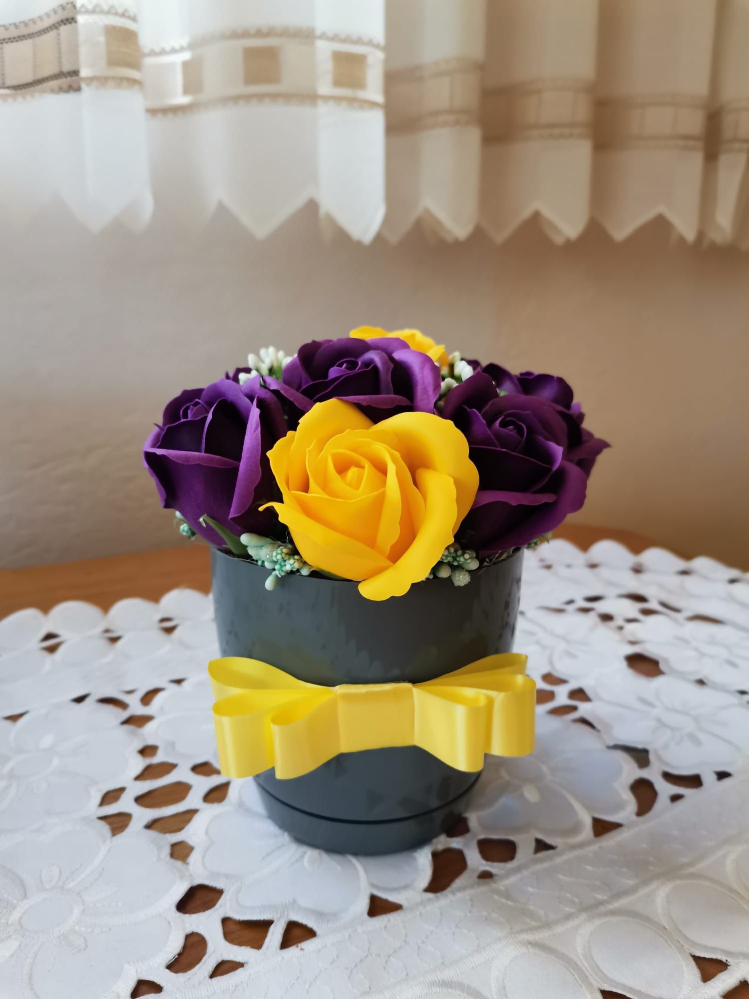 Aranjamente flori de săpun-Valentine s Day și 8 martie