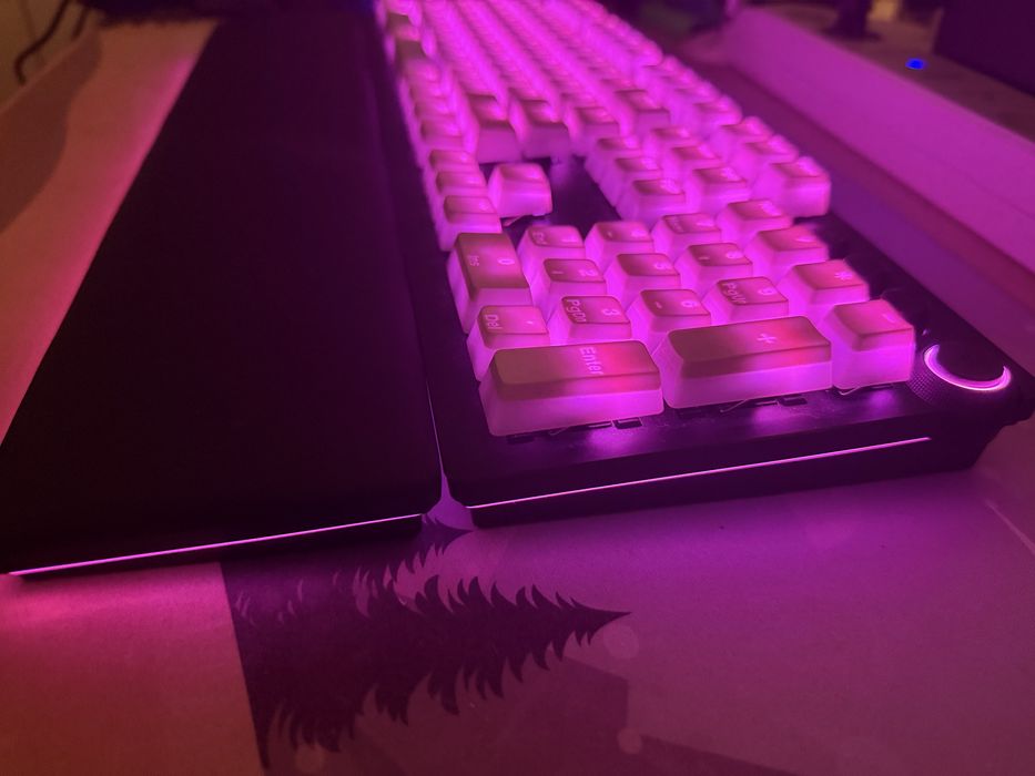 Tastatură Razer Huntsman V2 Analog + Set Taste Albe PBT + Originale