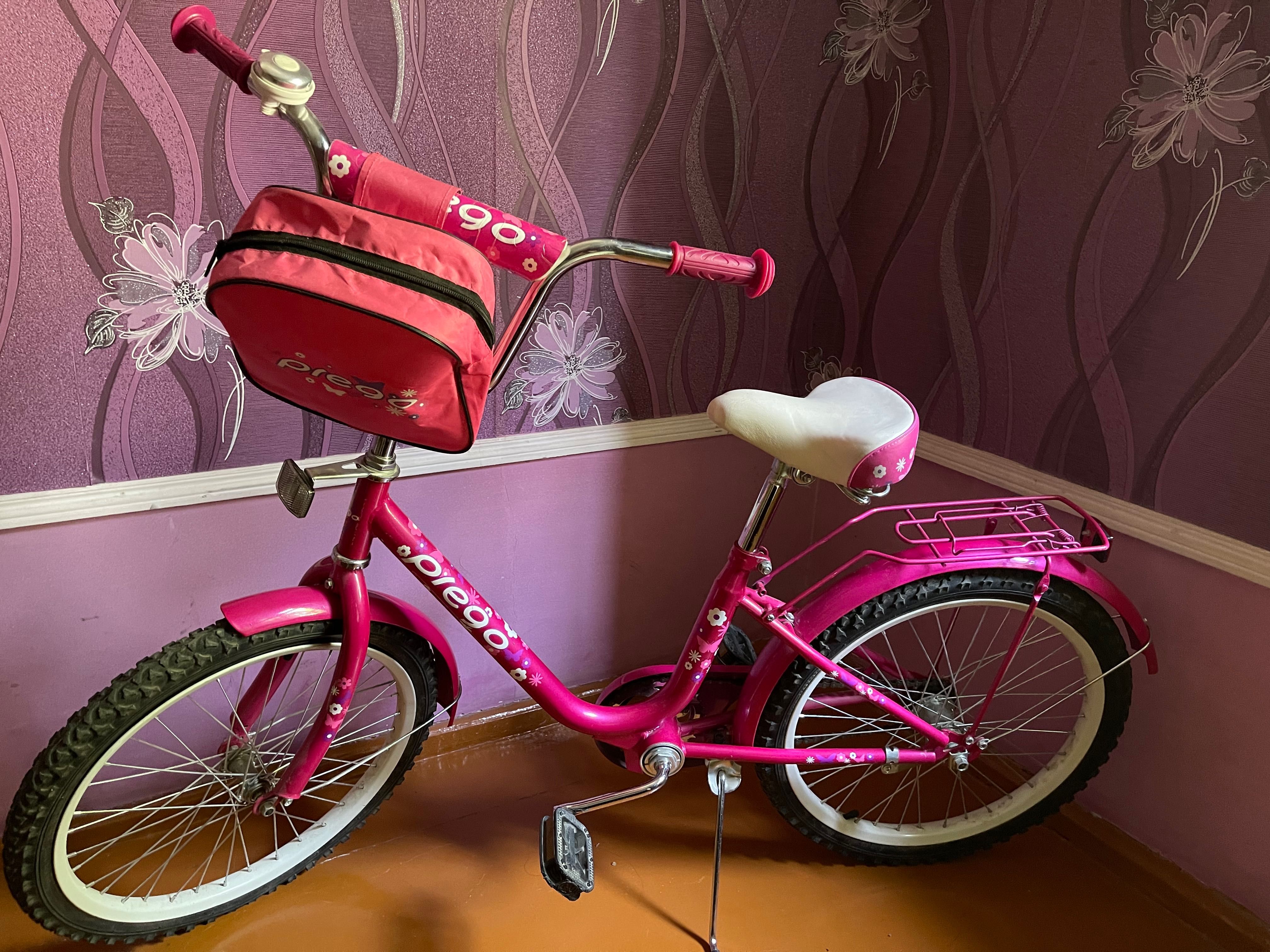 Продам велосипед 18" для девочки prego