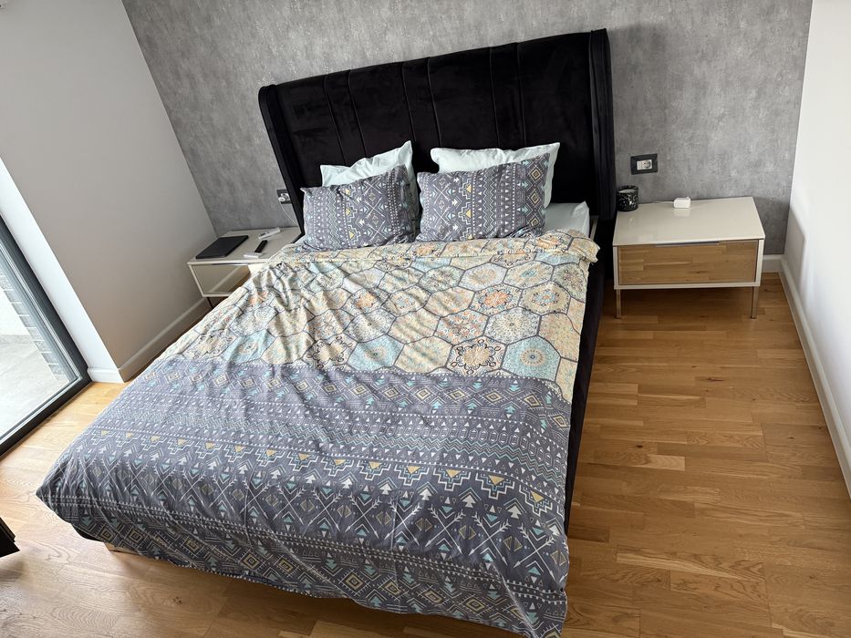 Set dormitor(pat, noptiere, comoda)