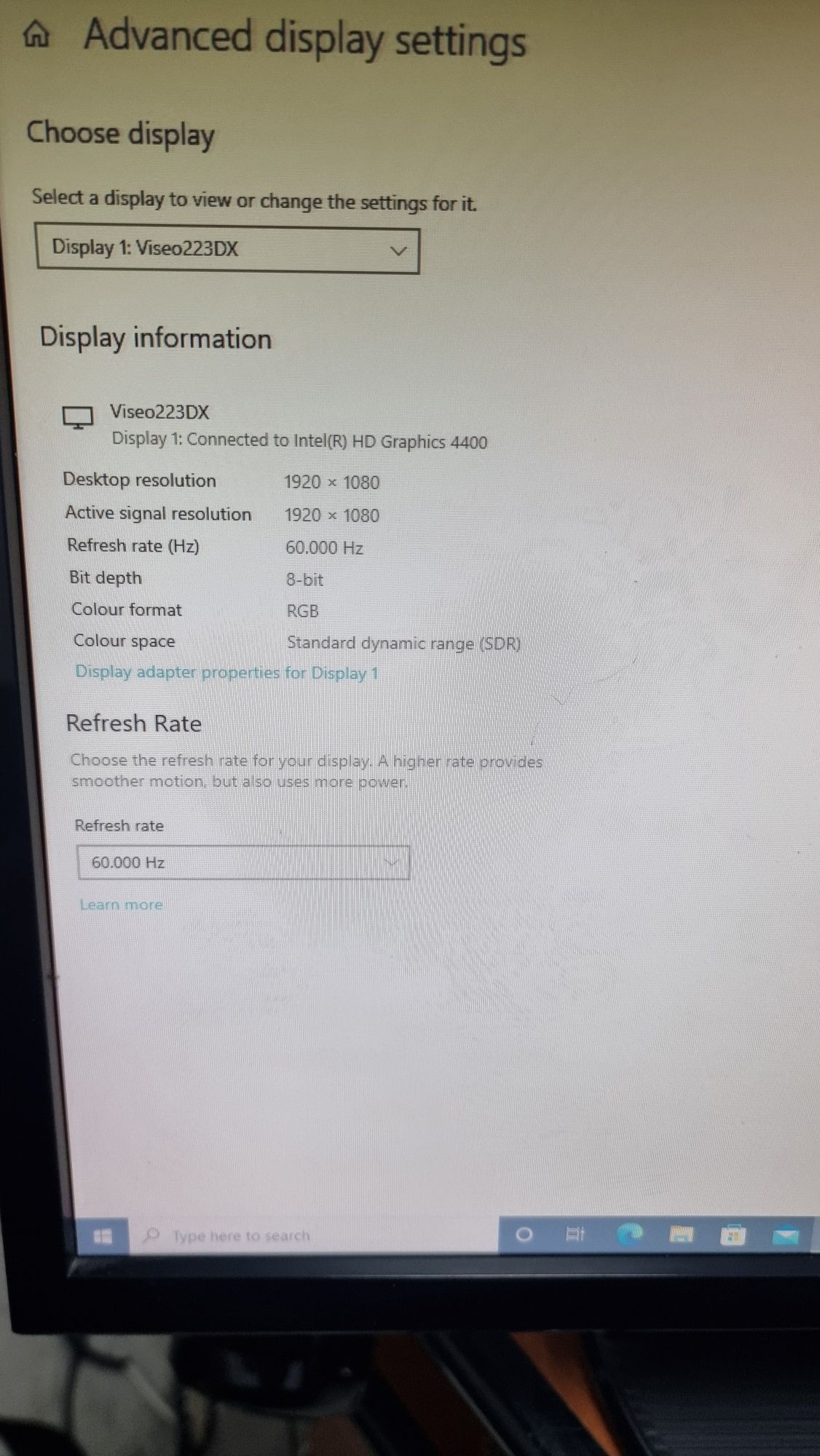 Monitor LED Packard Bell Viseo 223DX 21.5 inch 5ms black