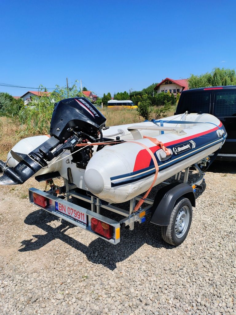 Ansamblu barca,motor și periodoc nou