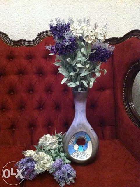 Vaza decorativa unicat pictata manual si semnata