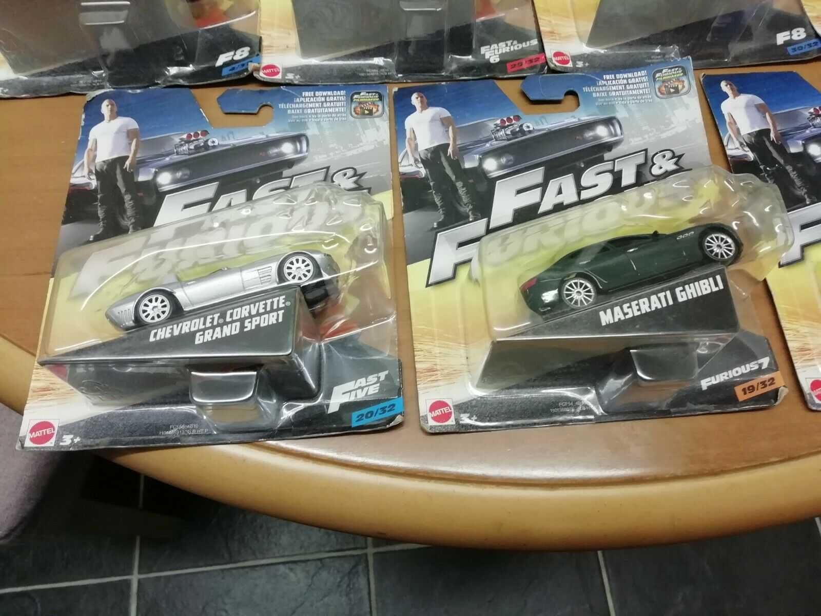 Метални колички Mattel Fast & Furious в мащаб 1:50