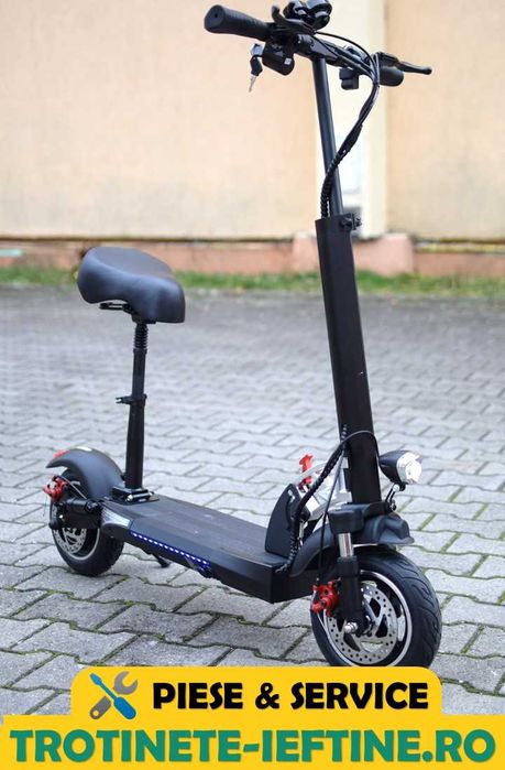 Trotineta Electrica cu Scaun, 3 moduri de condus, motor 800w, 150kg,