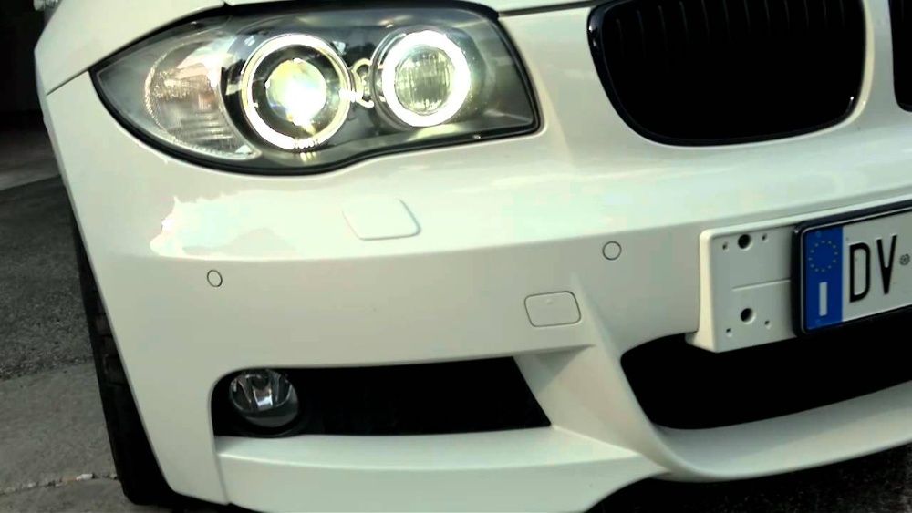 Kit Lupe BMW E86/87 Lupe Bixenon+Xenon Canbus+Angel Eyes Alb