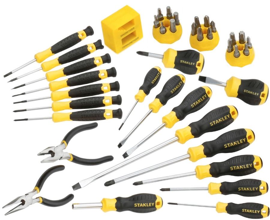 Комплект отвертки и клещи Stanley STHT0-62114 - 39 части + Чанта