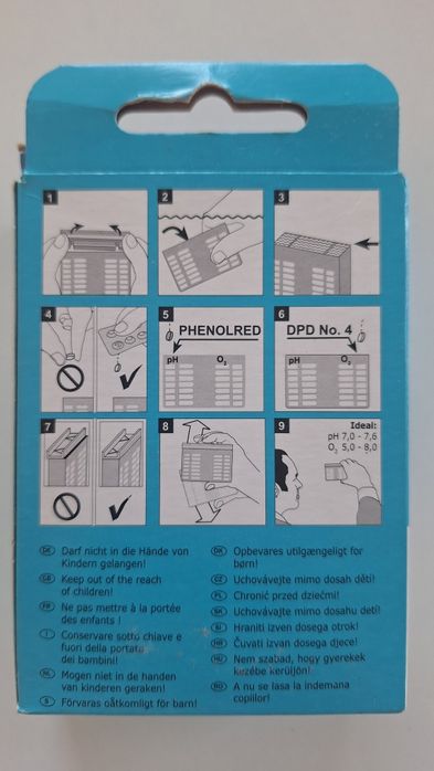 Tester ph si o2 piscina. Nou