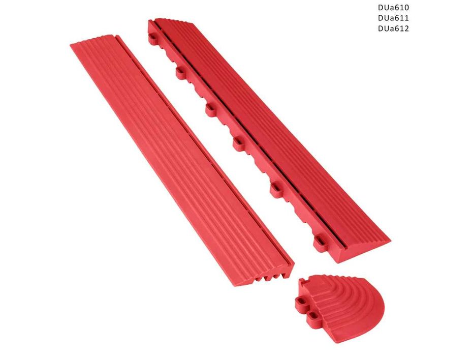 Colț Roșu pentru partea laterală a pardoselii modulare din PVC