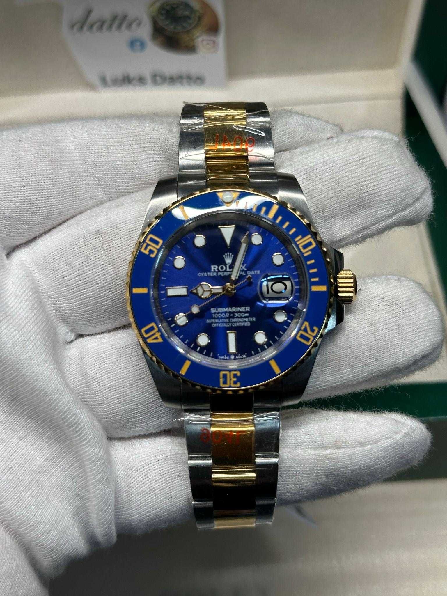 Submariner 41 MM Two Tone Blue Dial Gold Silver 1266