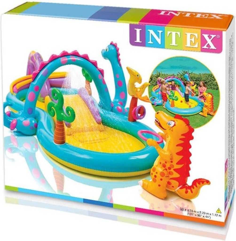 ПРОМО/Надуваем детски басейн INTEX /3.02x2.29x1.12м