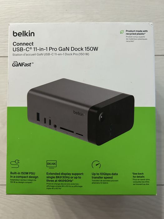 Belkin 11-in-1 Pro GaN Dock USB-C Stație de andocare