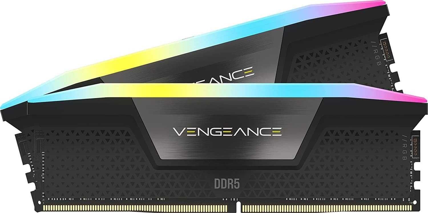 Memorie DDR5 Corsair Vengeance RGB 32GB 2x16 5200MHz CL40 noua sigilat