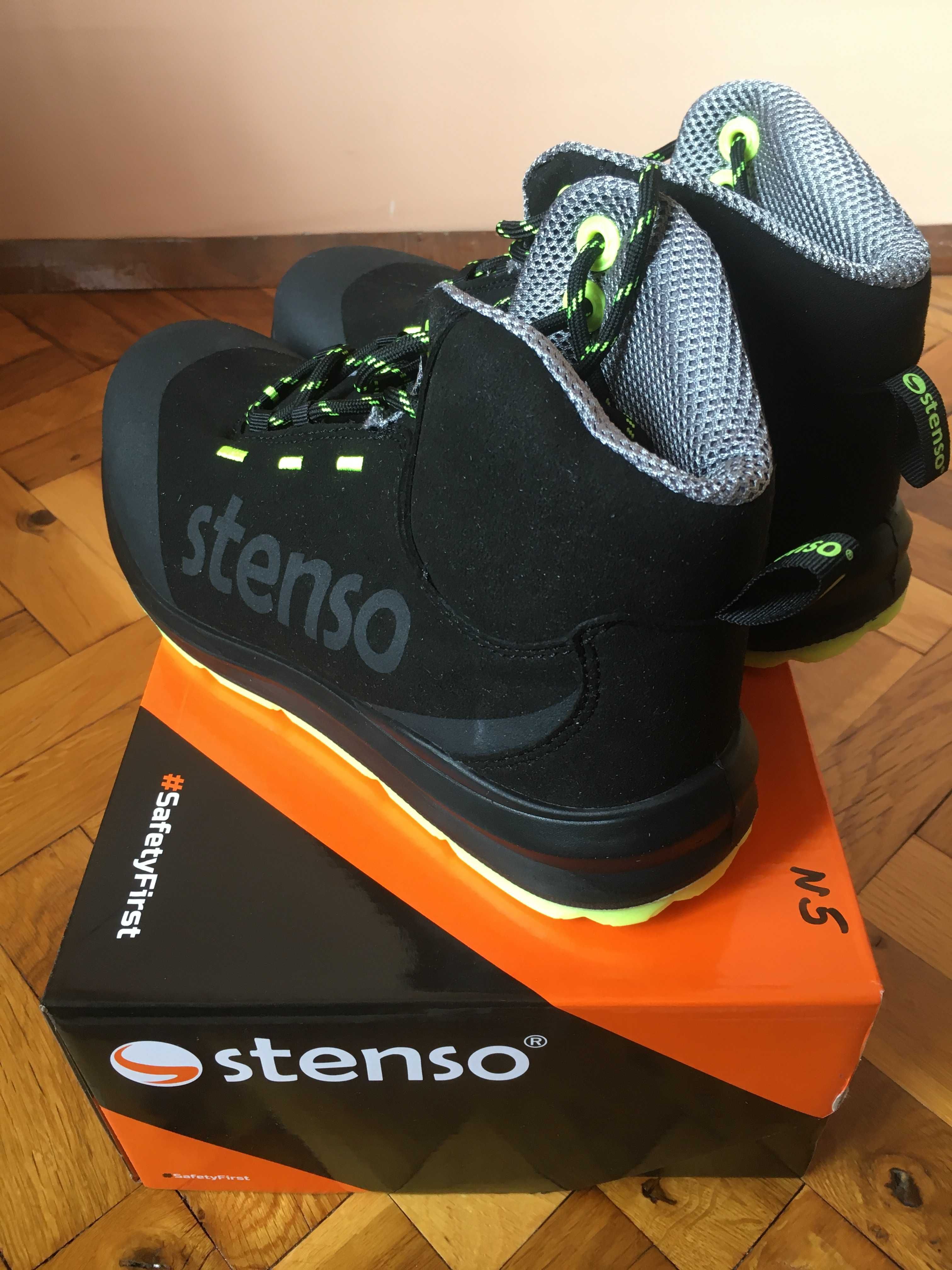 Продавам работни обувки Stenso JETT GREEN ANKLE MF S3