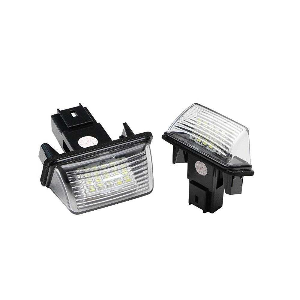 Set 2 lampi LED numar CANBUS fara eroare  Peugeot, Citroen