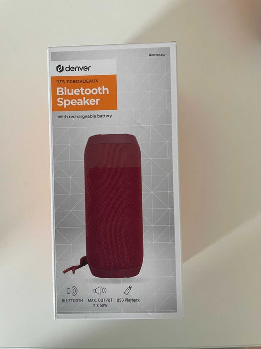 Boxa portabila Denver BTS-110, Bluetooth,2x5 W, AUX input, MicroSD