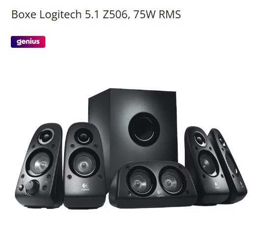 Unitate PC noua procesor I5+ Bonus Sistem 5 punct 1 Logitech NOU