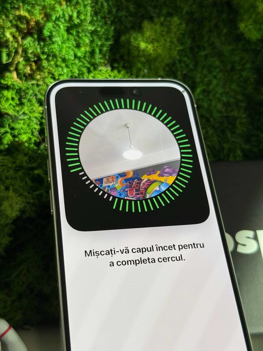 iPhone 15 Pro White Titanium Alb 128GB, 100% Baterie #7019